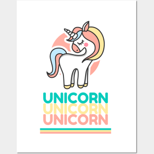 Just another Cute UNICORN Posters and Art